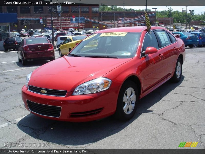 Victory Red / Ebony 2009 Chevrolet Impala LT