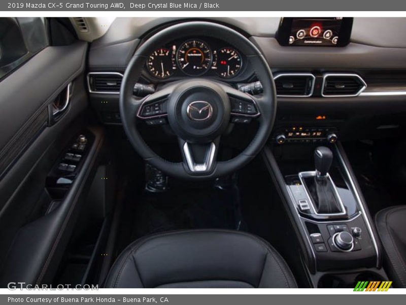Deep Crystal Blue Mica / Black 2019 Mazda CX-5 Grand Touring AWD