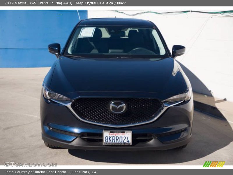 Deep Crystal Blue Mica / Black 2019 Mazda CX-5 Grand Touring AWD