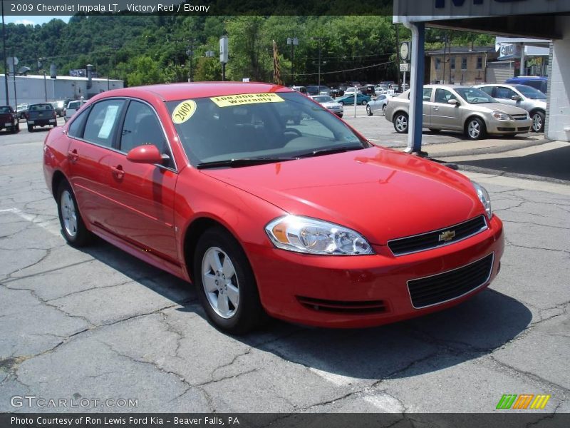 Victory Red / Ebony 2009 Chevrolet Impala LT