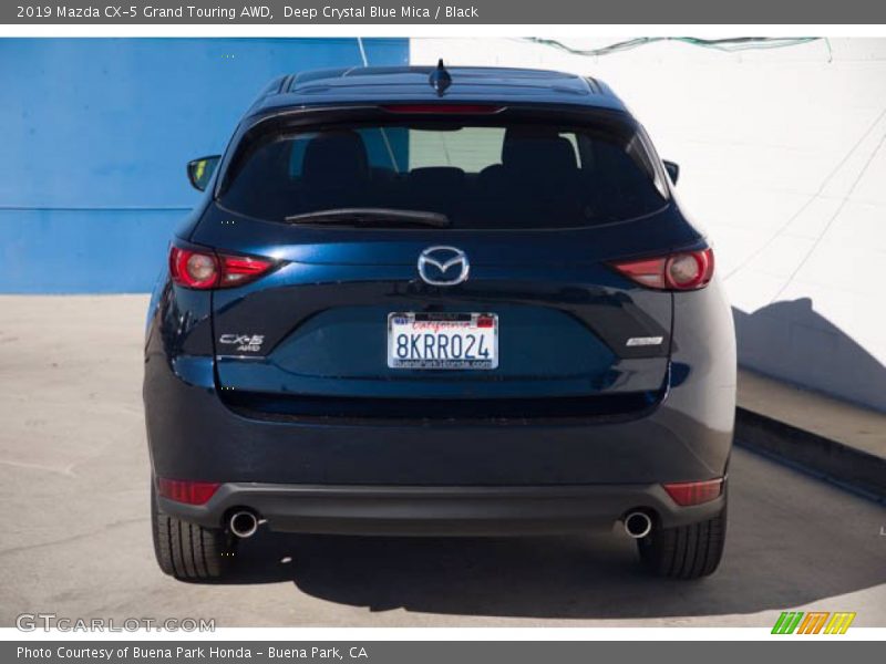 Deep Crystal Blue Mica / Black 2019 Mazda CX-5 Grand Touring AWD