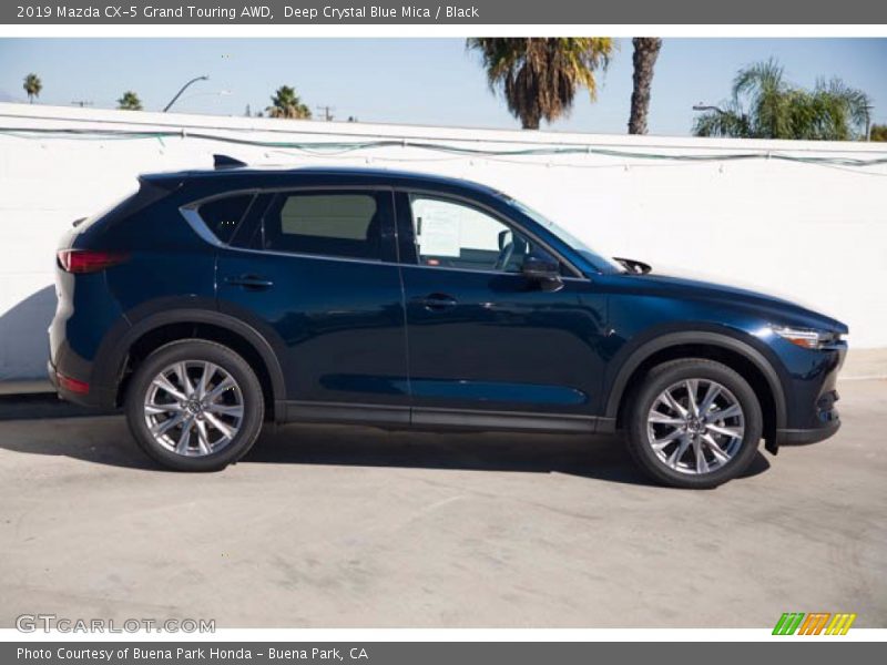 Deep Crystal Blue Mica / Black 2019 Mazda CX-5 Grand Touring AWD