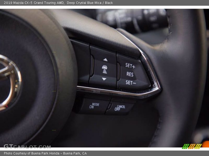 Deep Crystal Blue Mica / Black 2019 Mazda CX-5 Grand Touring AWD