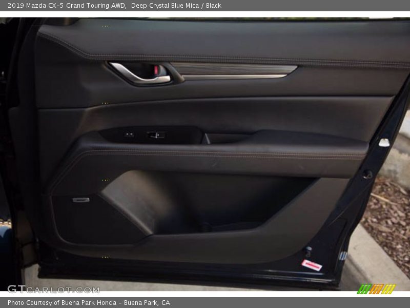 Deep Crystal Blue Mica / Black 2019 Mazda CX-5 Grand Touring AWD