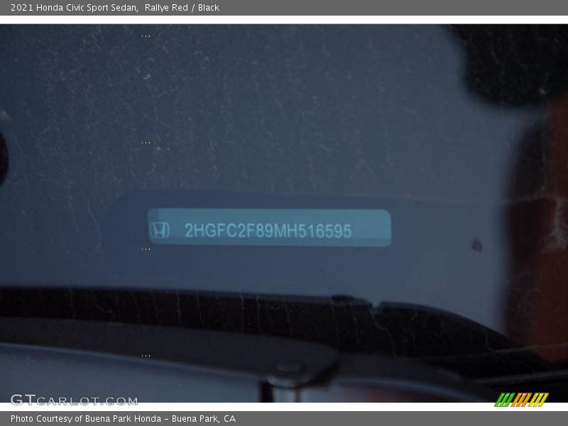 Rallye Red / Black 2021 Honda Civic Sport Sedan