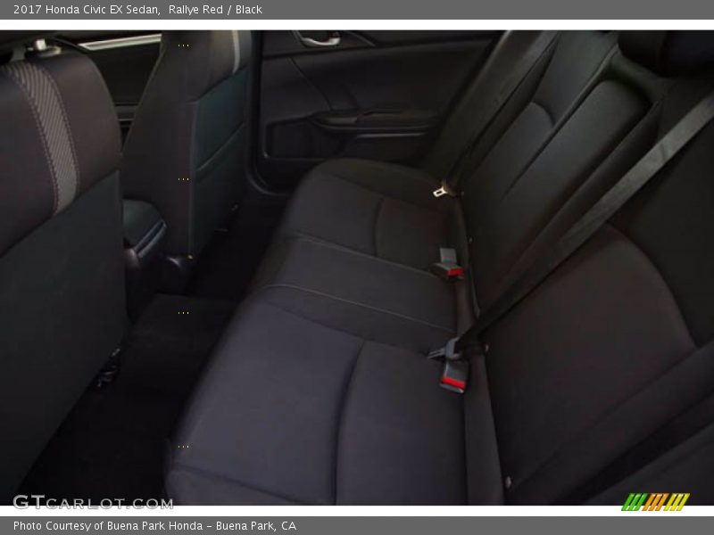 Rallye Red / Black 2017 Honda Civic EX Sedan
