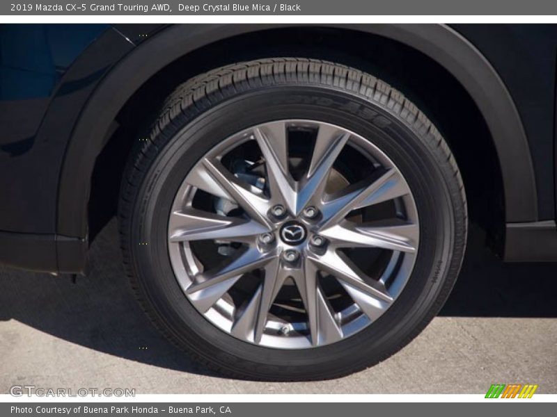 Deep Crystal Blue Mica / Black 2019 Mazda CX-5 Grand Touring AWD