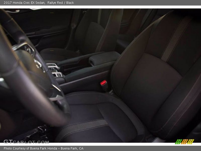 Rallye Red / Black 2017 Honda Civic EX Sedan