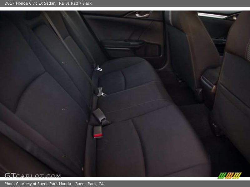 Rallye Red / Black 2017 Honda Civic EX Sedan