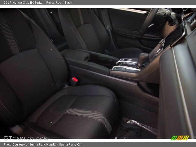 Rallye Red / Black 2017 Honda Civic EX Sedan