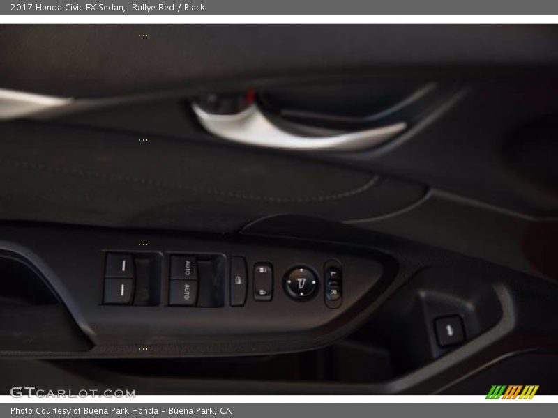 Rallye Red / Black 2017 Honda Civic EX Sedan