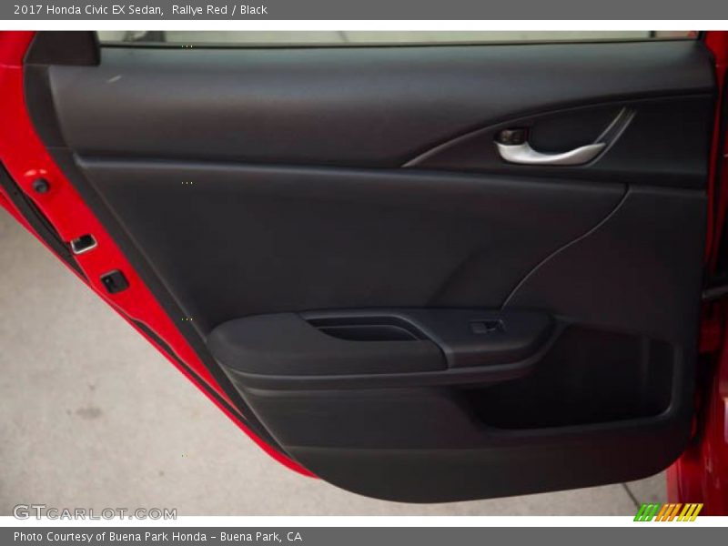 Rallye Red / Black 2017 Honda Civic EX Sedan