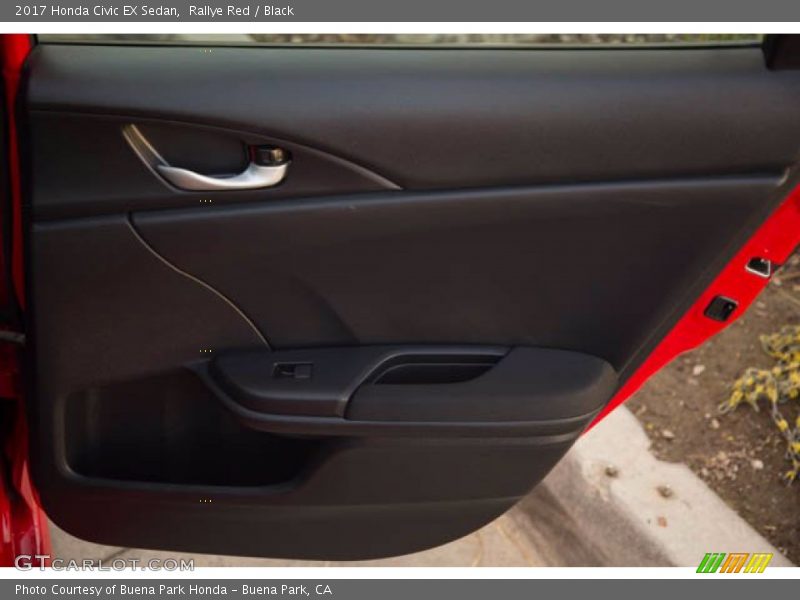 Rallye Red / Black 2017 Honda Civic EX Sedan