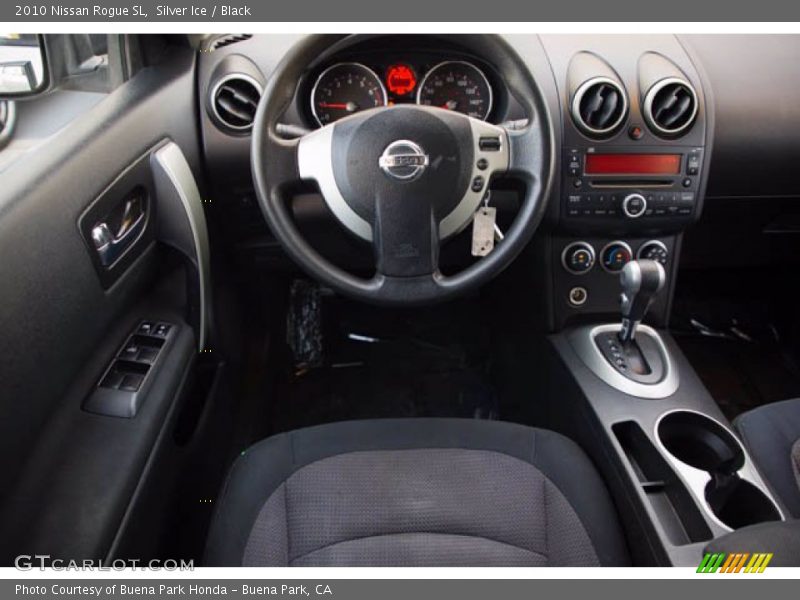 Silver Ice / Black 2010 Nissan Rogue SL