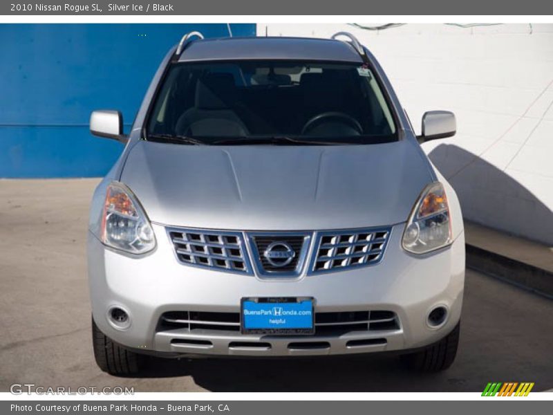 Silver Ice / Black 2010 Nissan Rogue SL
