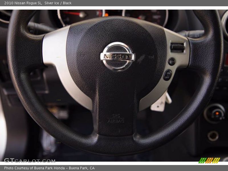 Silver Ice / Black 2010 Nissan Rogue SL