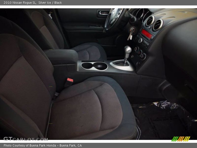 Silver Ice / Black 2010 Nissan Rogue SL