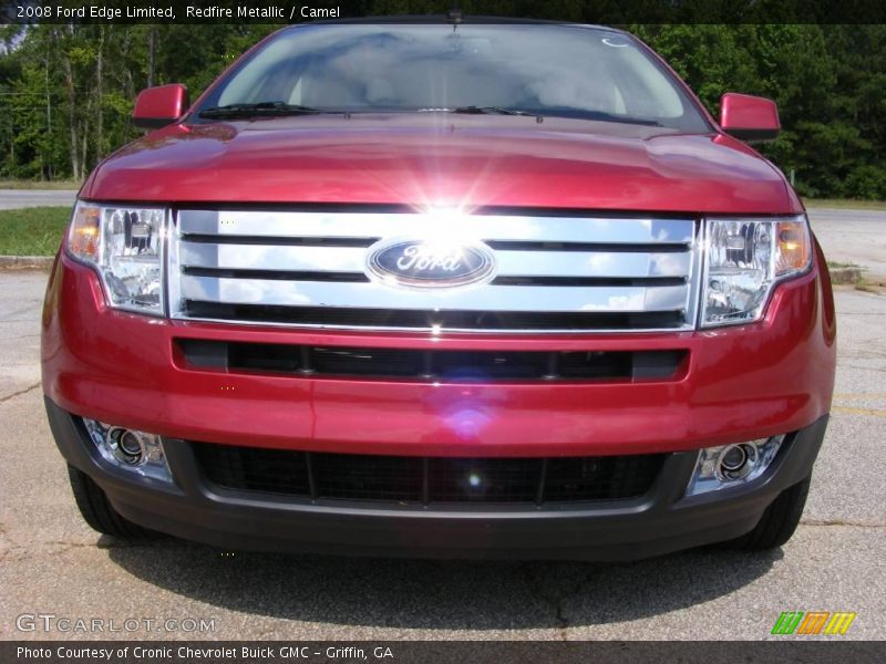 Redfire Metallic / Camel 2008 Ford Edge Limited