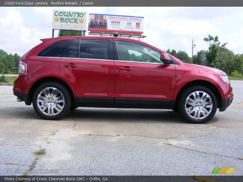 Redfire Metallic / Camel 2008 Ford Edge Limited