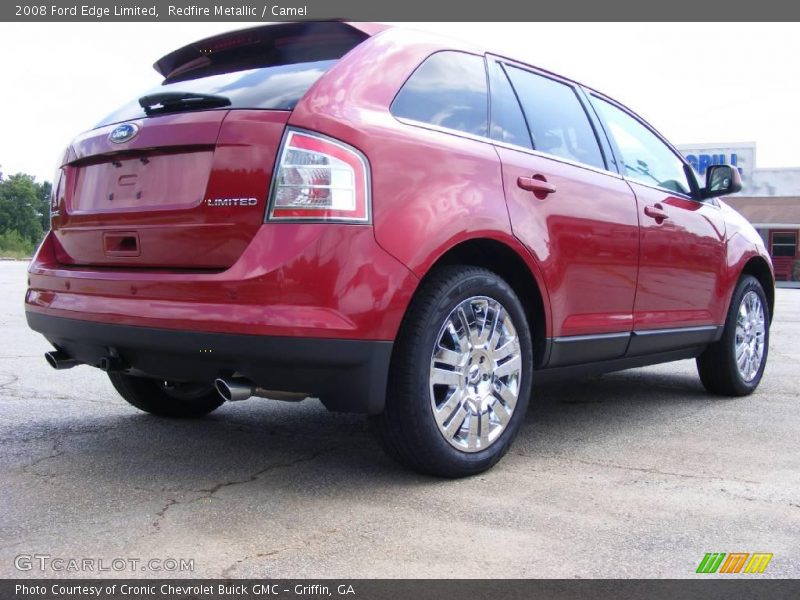 Redfire Metallic / Camel 2008 Ford Edge Limited