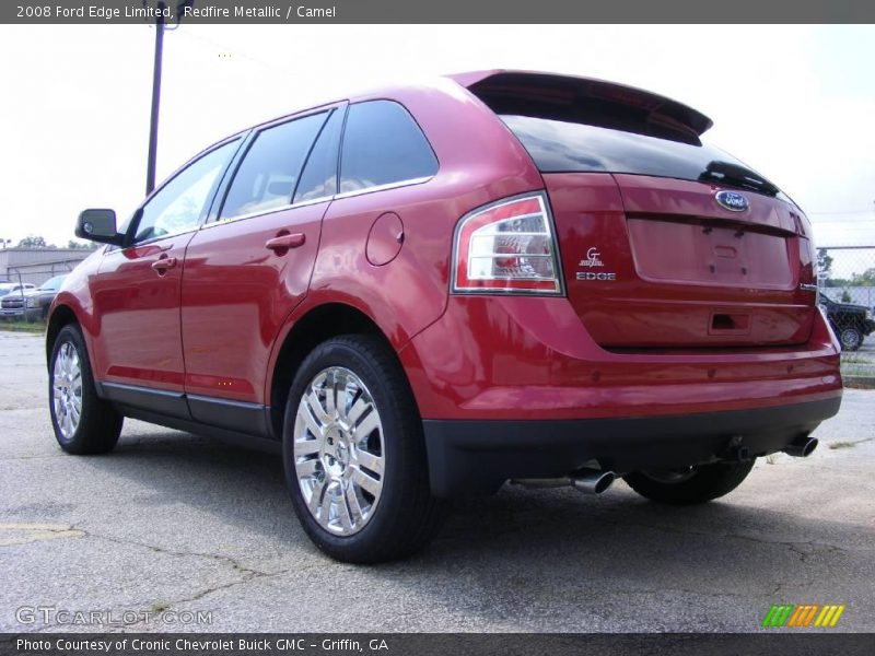 Redfire Metallic / Camel 2008 Ford Edge Limited