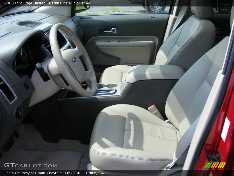 Redfire Metallic / Camel 2008 Ford Edge Limited