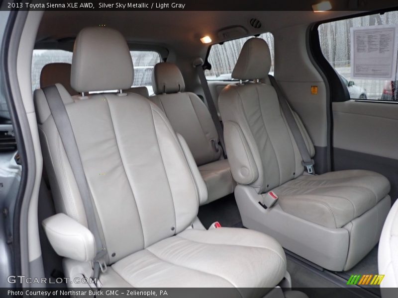 Silver Sky Metallic / Light Gray 2013 Toyota Sienna XLE AWD