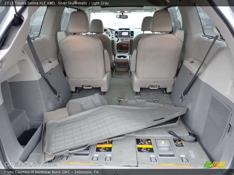 Silver Sky Metallic / Light Gray 2013 Toyota Sienna XLE AWD