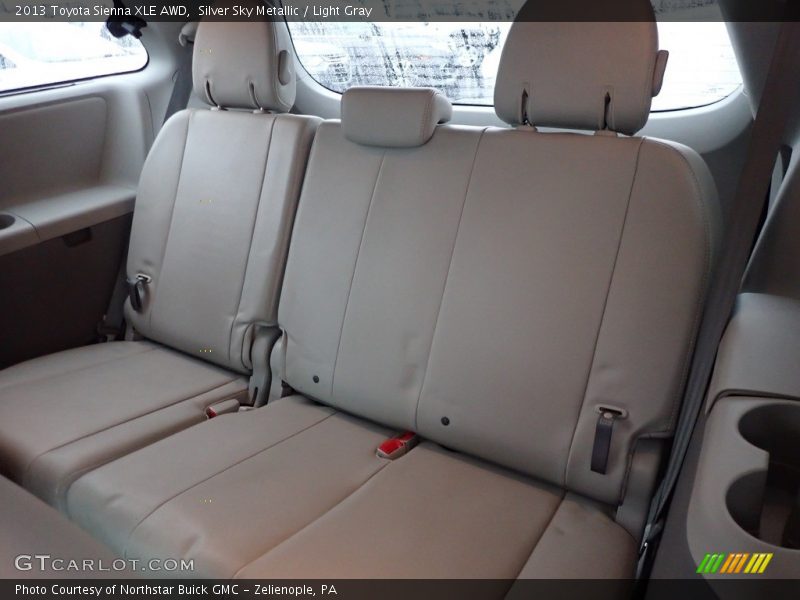 Silver Sky Metallic / Light Gray 2013 Toyota Sienna XLE AWD
