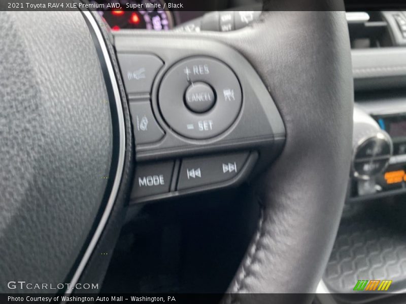 Super White / Black 2021 Toyota RAV4 XLE Premium AWD