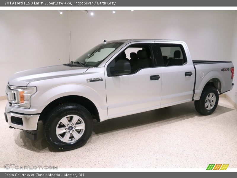 Ingot Silver / Earth Gray 2019 Ford F150 Lariat SuperCrew 4x4