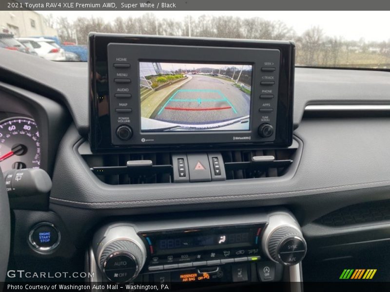 Super White / Black 2021 Toyota RAV4 XLE Premium AWD