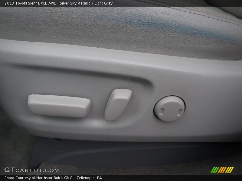 Silver Sky Metallic / Light Gray 2013 Toyota Sienna XLE AWD