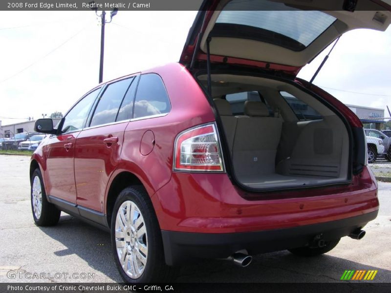 Redfire Metallic / Camel 2008 Ford Edge Limited