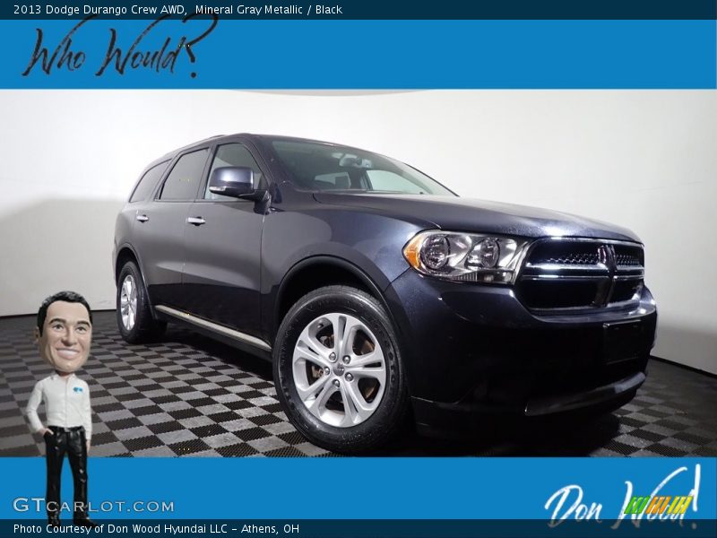 Mineral Gray Metallic / Black 2013 Dodge Durango Crew AWD