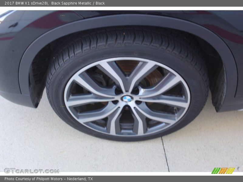 Black Sapphire Metallic / Black 2017 BMW X1 sDrive28i