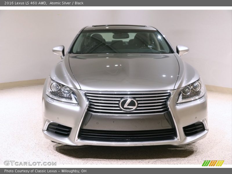 Atomic Silver / Black 2016 Lexus LS 460 AWD