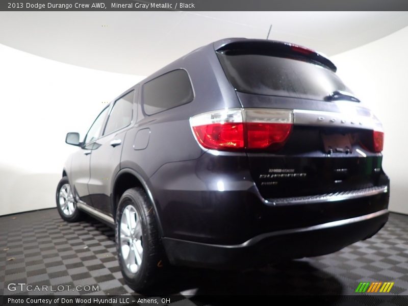 Mineral Gray Metallic / Black 2013 Dodge Durango Crew AWD