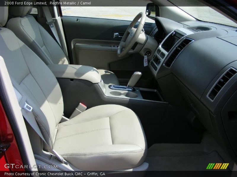 Redfire Metallic / Camel 2008 Ford Edge Limited