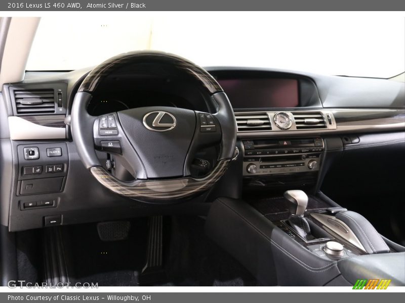 Atomic Silver / Black 2016 Lexus LS 460 AWD