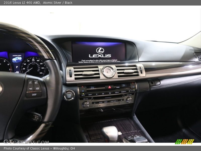 Atomic Silver / Black 2016 Lexus LS 460 AWD