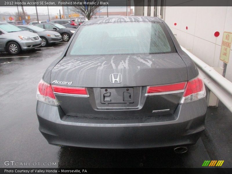 Polished Metal Metallic / Black 2012 Honda Accord SE Sedan
