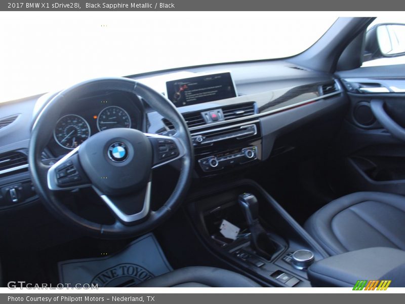 Black Sapphire Metallic / Black 2017 BMW X1 sDrive28i