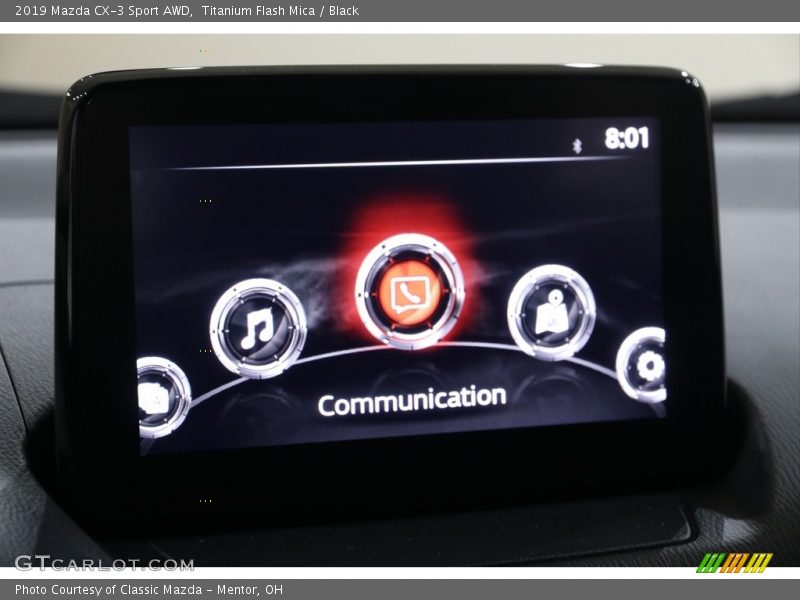 Titanium Flash Mica / Black 2019 Mazda CX-3 Sport AWD