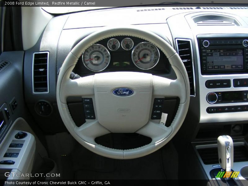 Redfire Metallic / Camel 2008 Ford Edge Limited