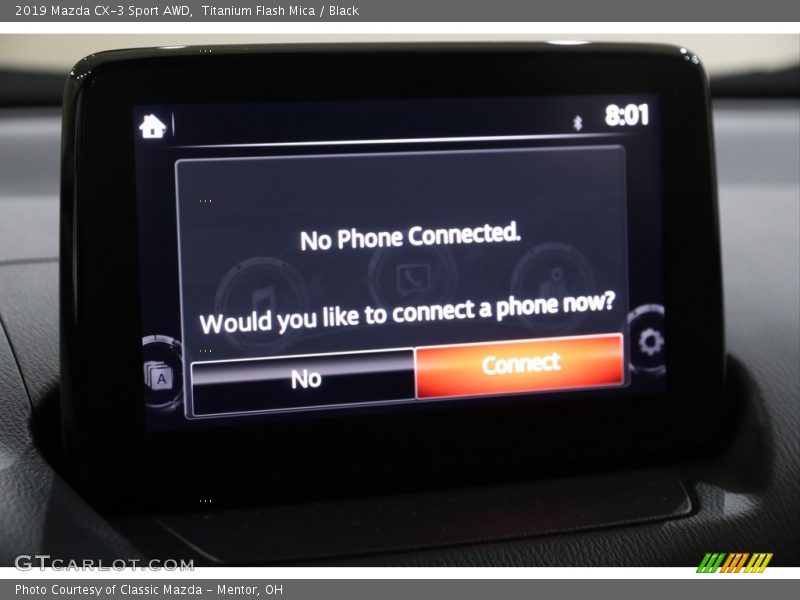 Titanium Flash Mica / Black 2019 Mazda CX-3 Sport AWD