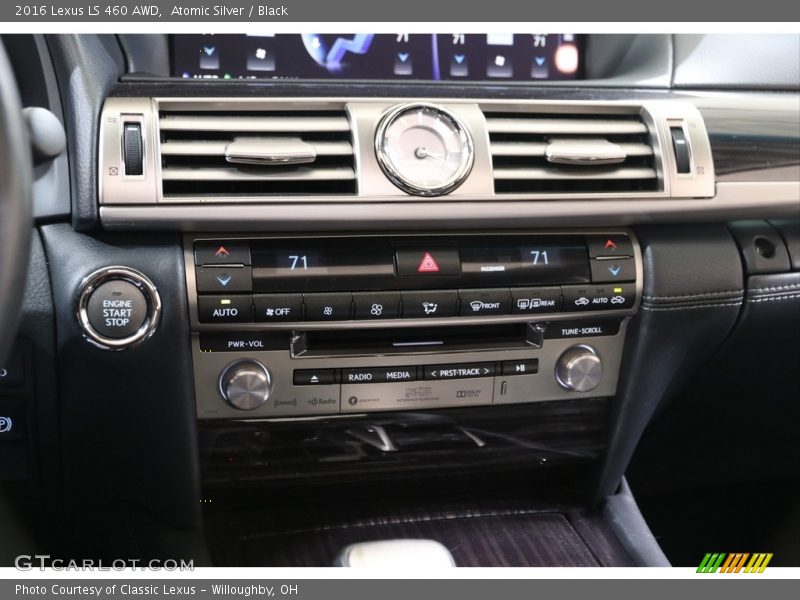 Atomic Silver / Black 2016 Lexus LS 460 AWD