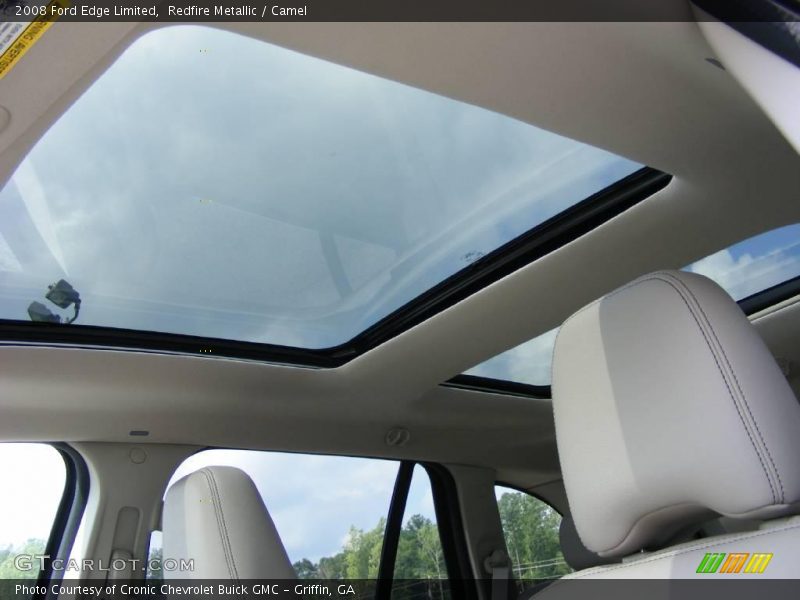 Redfire Metallic / Camel 2008 Ford Edge Limited