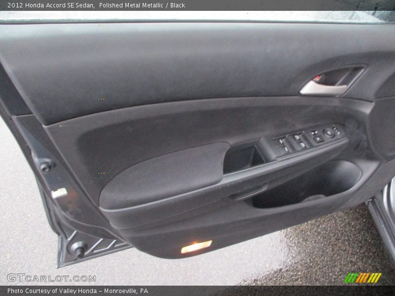 Polished Metal Metallic / Black 2012 Honda Accord SE Sedan
