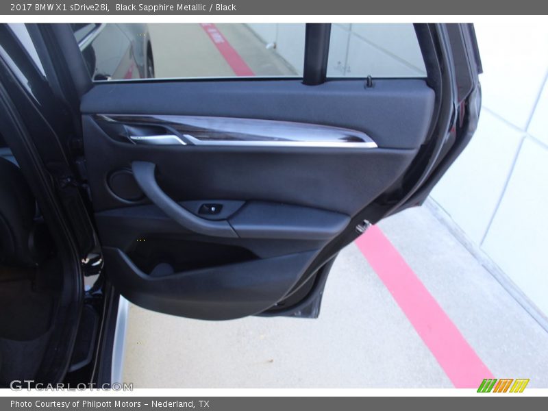 Black Sapphire Metallic / Black 2017 BMW X1 sDrive28i